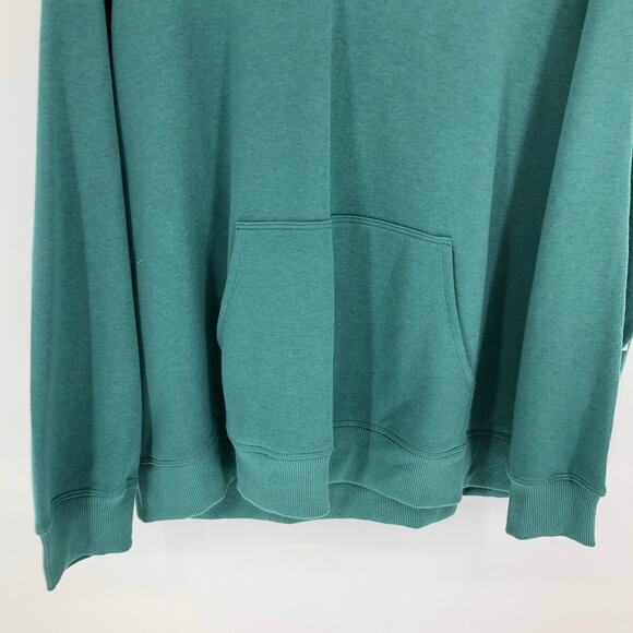 ID IDEOLOGY Women's Hoodie 3X Green Fleece Pullover Sweatshirt Pockets NWT - Picture 5 of 11